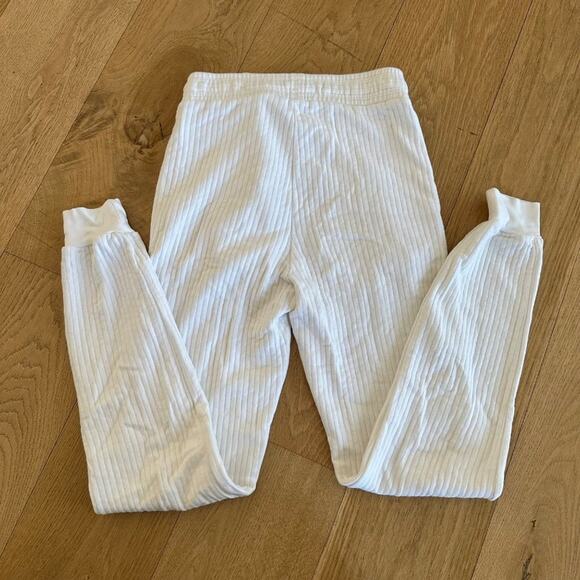 The Range - Ribbed Cotton Blend Track Pants in White - Picture 5 of 7